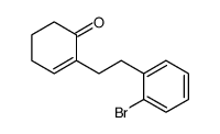 2-[2-(2-bromophenyl)ethyl]cyclohex-2-en-1-one结构式