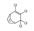 2,3,4,4-tetrachloro-8-oxabicyclo[3.2.1]oct-2-ene结构式