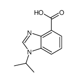 1-propan-2-ylbenzimidazole-4-carboxylic acid结构式