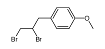 1,2-dibromo-3-(4-methoxyphenyl)propane Structure