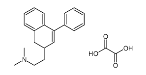 N,N-dimethyl-2-(4-phenyl-1,2-dihydronaphthalen-2-yl)ethanamine,oxalic acid结构式