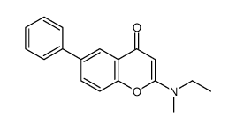 2-(Etilmetilammino)-6-fenilcromone [Italian]结构式