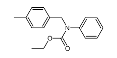 N-(p-Methylbenzyl)-N-ethoxycarbonylanilin Structure