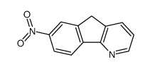 7-Nitro-5H-indeno[1,2-b]pyridine结构式