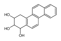 1,2,3,4-tetrahydrochrysene-1,2,3-triol Structure