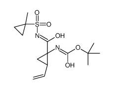 tert-butyl N-[(1R,2S)-2-ethenyl-1-[(1-methylcyclopropyl)sulfonylcarbamoyl]cyclopropyl]carbamate picture