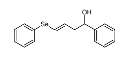 1-phenyl-4-(phenylseleno)-3-buten-1-ol结构式