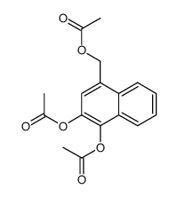 1,2-diacetoxy-4-acetoxymethyl-naphthalene Structure