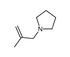 1-(2-methylprop-2-enyl)pyrrolidine Structure
