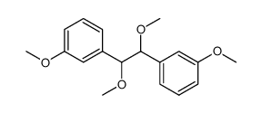 meso-1,2-bis-(3'-methoxyphenyl)-1,2-dimethoxyethane结构式