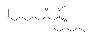 methyl 2-hexyl-3-oxodecanoate结构式