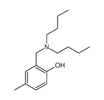 2-[(dibutylamino)methyl]-4-methylphenol Structure