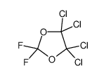 4,4,5,5-四氯-2,2-二氟-1,3-二氧戊环结构式