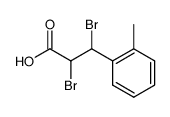 2,3-dibromo-3-(o-methylphenyl)propanoic acid结构式