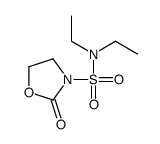N,N-diethyl-2-oxo-1,3-oxazolidine-3-sulfonamide结构式