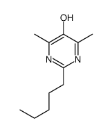 4,6-dimethyl-2-pentylpyrimidin-5-ol Structure