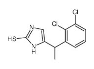 4-[1-(2,3-dichlorophenyl)ethyl]-1,3-dihydroimidazole-2-thione Structure