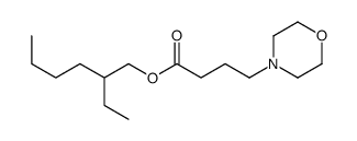 2-ethylhexyl 4-morpholin-4-ylbutanoate Structure