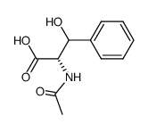 N-acetyl-β-phenylserine Structure