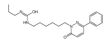 1-[6-(6-oxo-3-phenylpyridazin-1-yl)hexyl]-3-propylurea Structure