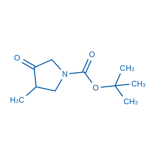 tert-Butyl 3-methyl-4-oxopyrrolidine-1-carboxylate structure