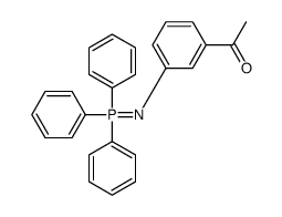1-[3-[(triphenyl-λ5-phosphanylidene)amino]phenyl]ethanone Structure