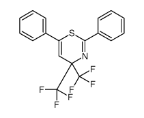 2,6-diphenyl-4,4-bis(trifluoromethyl)-1,3-thiazine Structure