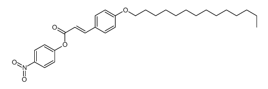 (4-nitrophenyl) 3-(4-tetradecoxyphenyl)prop-2-enoate结构式