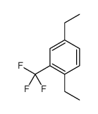 1,4-diethyl-2-(trifluoromethyl)benzene结构式