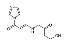 1-(4-Aza-8-hydroxy-6-oxo)oct-2-en-1-oylimidazole(Mixture E/Z)结构式