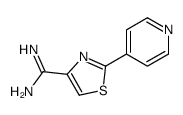 2-pyridin-4-yl-1,3-thiazole-4-carboximidamide结构式