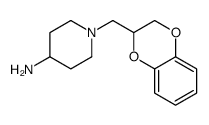 1-(2,3-dihydro-1,4-benzodioxin-3-ylmethyl)piperidin-4-amine Structure