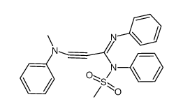 N1-Mesyl-3--N1,N2-diphenylpropiolamidin结构式