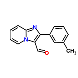 2-(3-Methylphenyl)imidazo[1,2-a]pyridine-3-carbaldehyde结构式