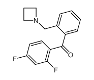 2'-AZETIDINOMETHYL-2,4-DIFLUOROBENZOPHENONE picture