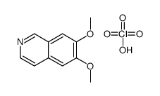 6,7-dimethoxyisoquinoline,perchloric acid Structure