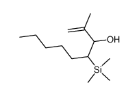 2-methyl-4-(trimethylsilyl)non-1-en-3-ol结构式