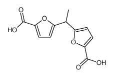 5,5'-ethane-1,1-diyl-bis-furan-2-carboxylic acid结构式