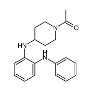 1-[4-(2-anilinoanilino)piperidin-1-yl]ethanone结构式