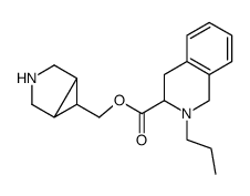 3-Azabicyclo[3.1.0]hex-6-ylmethyl 2-propyl-1,2,3,4-tetrahydroisoquinoline-3-carboxylate结构式