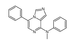 N-methyl-N,5-diphenylimidazo[1,5-a]pyrazin-8-amine Structure