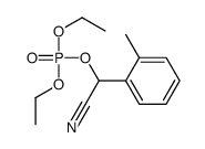 [cyano-(2-methylphenyl)methyl] diethyl phosphate结构式