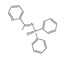 (E,Z)-P,P-diphenyl-N-(1-(pyridin-2-yl)ethylidene)phosphinic amide Structure