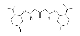 (+)-[bis-(1S,2R,5S)-(+)-menthyl] 1,3-acetonedicarboxylate结构式