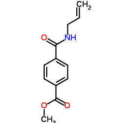 Methyl 4-(allylcarbamoyl)benzoate结构式