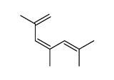 (Z)-2,4,6-trimethyl-hepta-1,3,5-triene结构式