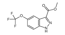 methyl 5-(trifluoromethoxy)-1H-indazole-3-carboxylate Structure