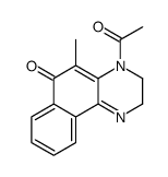 4-acetyl-5-methyl-2,3-dihydrobenzo[f]quinoxalin-6-one Structure