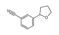 3-(2-tetrahydrofuranyl)benzonitrile结构式