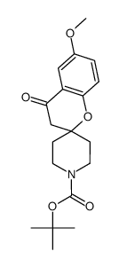 N-Boc-6-methoxyspiro[chromene-2,4'-piperidin]-4(3H)-one structure